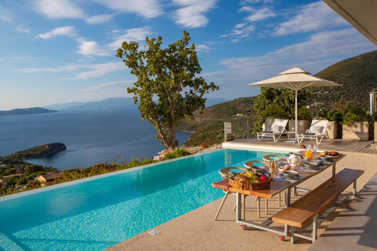 Villa Sirina Of Blue Caves Complex With Amazing View Gurantees Calm And Mind Relaxation Sívota Esterno foto