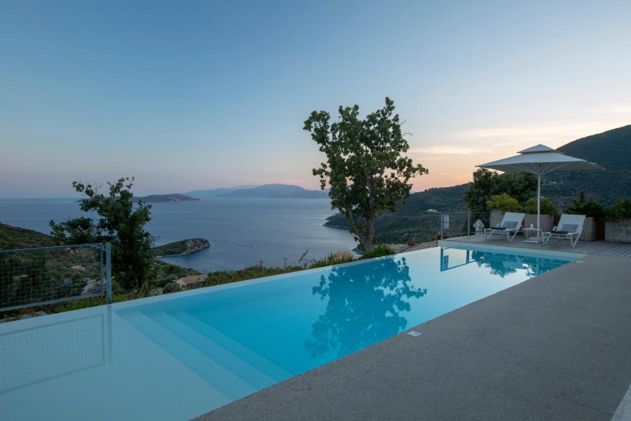 Villa Sirina Of Blue Caves Complex With Amazing View Gurantees Calm And Mind Relaxation Sívota Esterno foto